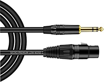 SeCro Xlr Male to Female Microphone Wire Balanced 3 Pin Mic Cables for  Speaker