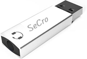USB to 3.5mm Jack Audio Adapter, SeCro External Sound Card USB-A to Audio Jack Adapter
₹499